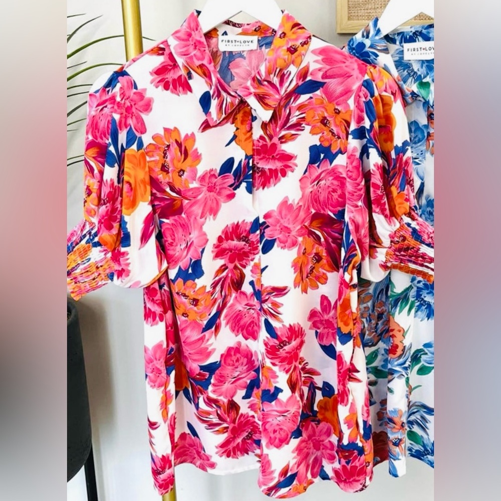 Floral Women's Top - 2X